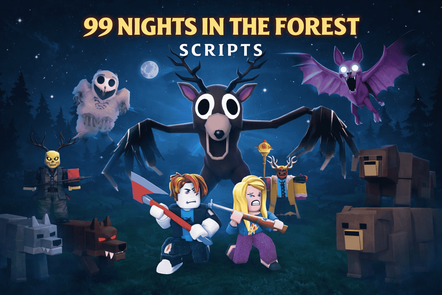 Complete Scripts for 99 Nights in the Forest Roblox Game